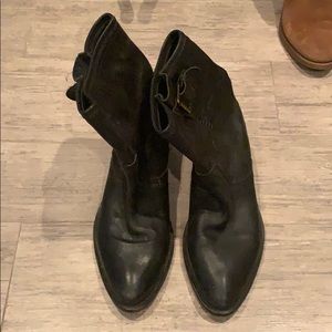 Zara black booties